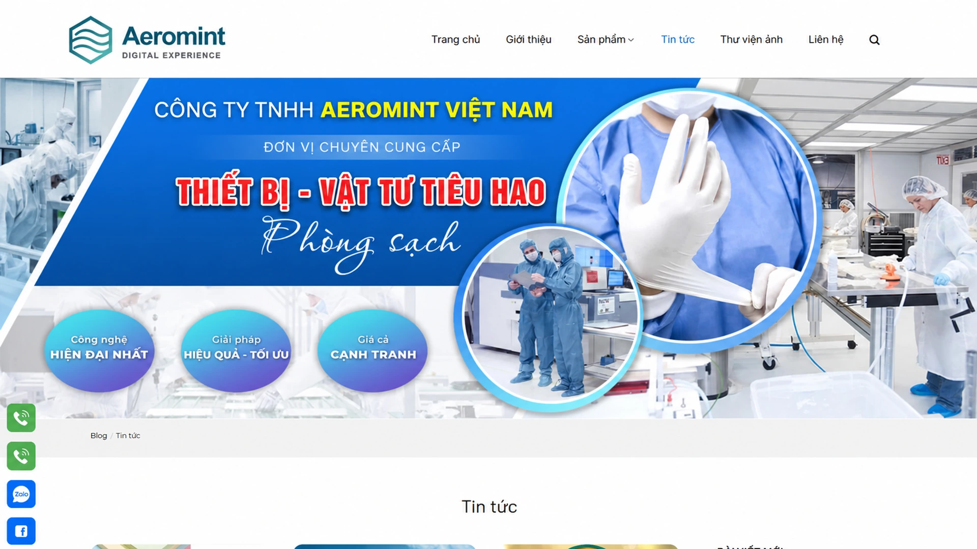 Giao diện website chuyên nghiệp - SoftBuild Giao diện website dự án mẫu 2 - Thiết kế bởi SoftBuild